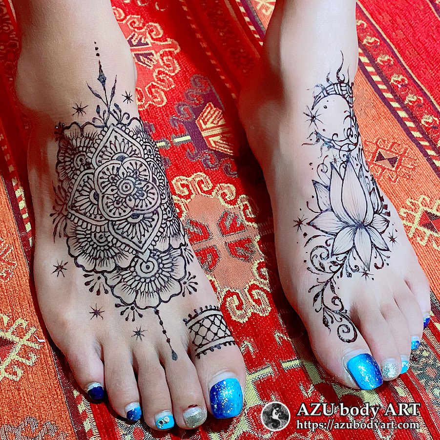 Azu Body Art ジャグアタトゥー大阪 ヘナタトゥー大阪 A Twitter 美意識の高い男性へ メヘンディ柄のジャグアタトゥー ジャグアタトゥー大阪 ジャグア ジャグアタトゥー メヘンディ ヘナタトゥー ヘナアート ボディーアート ボディーペイント フェイク