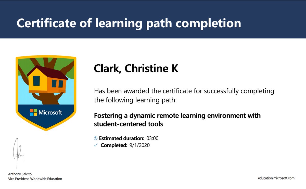 ChristinekClark's tweet image. Re-Certified to stay on top of new features. #MIECertified #GCSLibraryMedia