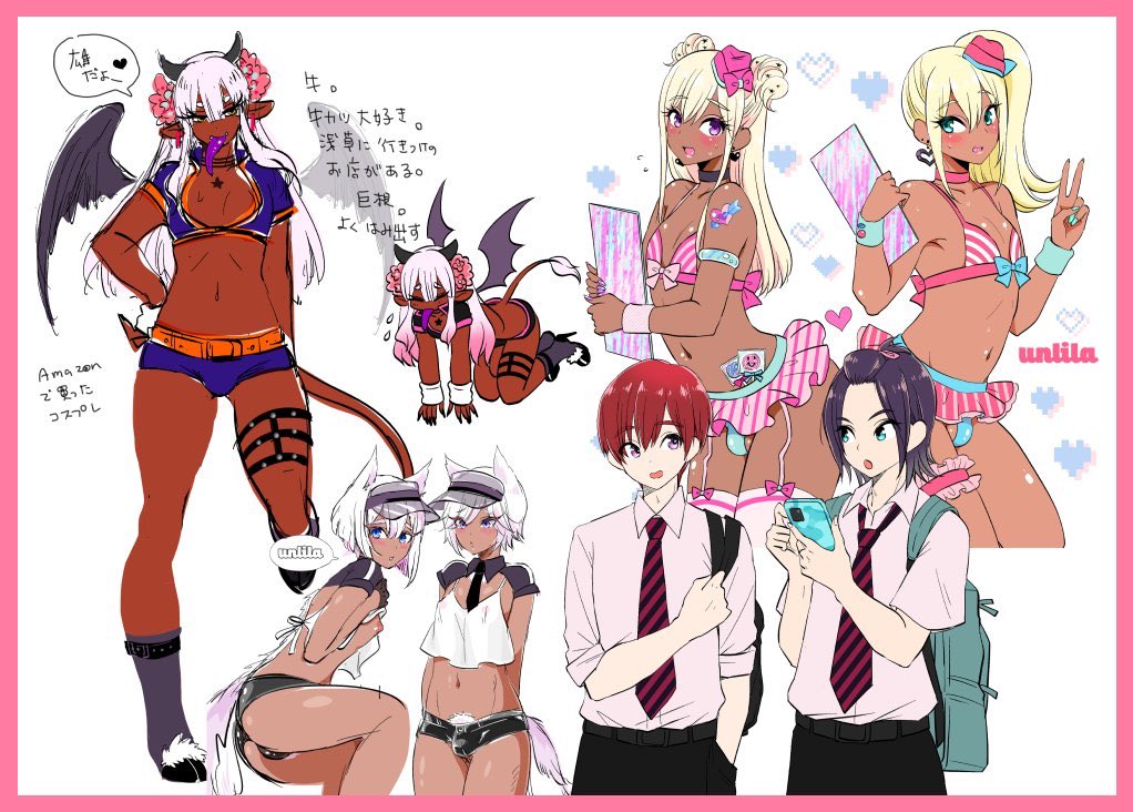 un_Room's tweet photo. 黒ギャルDK+褐色らくがき【200901】｜ながのりら/あんりら｜pixivFANBOX https://t.co/QFsoJx89Y5
落書きとかラフとかまとめました❣️ https://t.co/YfyTRi859O