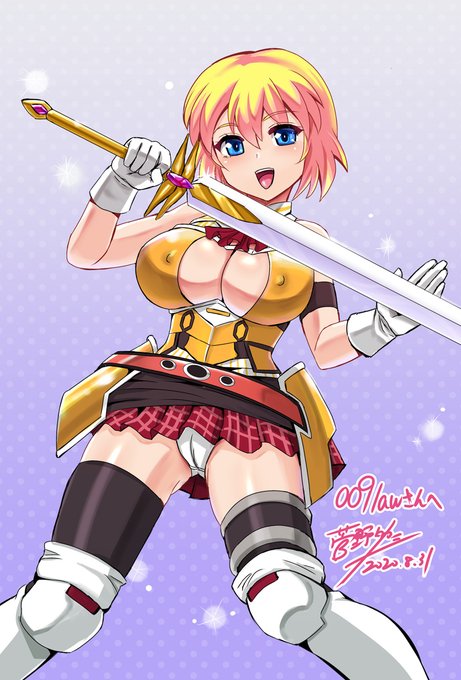 Skebで納品させて頂きました。009lawさんのオリジナルキャラクター・戦乙女の僕っ娘ちゃんです。ご依頼ありがとうございました。

Skebの依頼受付再開は9月半ばの予定です。 