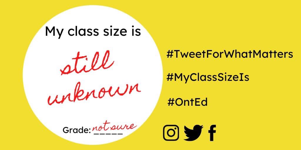jaliciafelker's tweet image. #TweetForWhatMatters #MyClassSizeIs #OntEd @fordnation @Sflecce