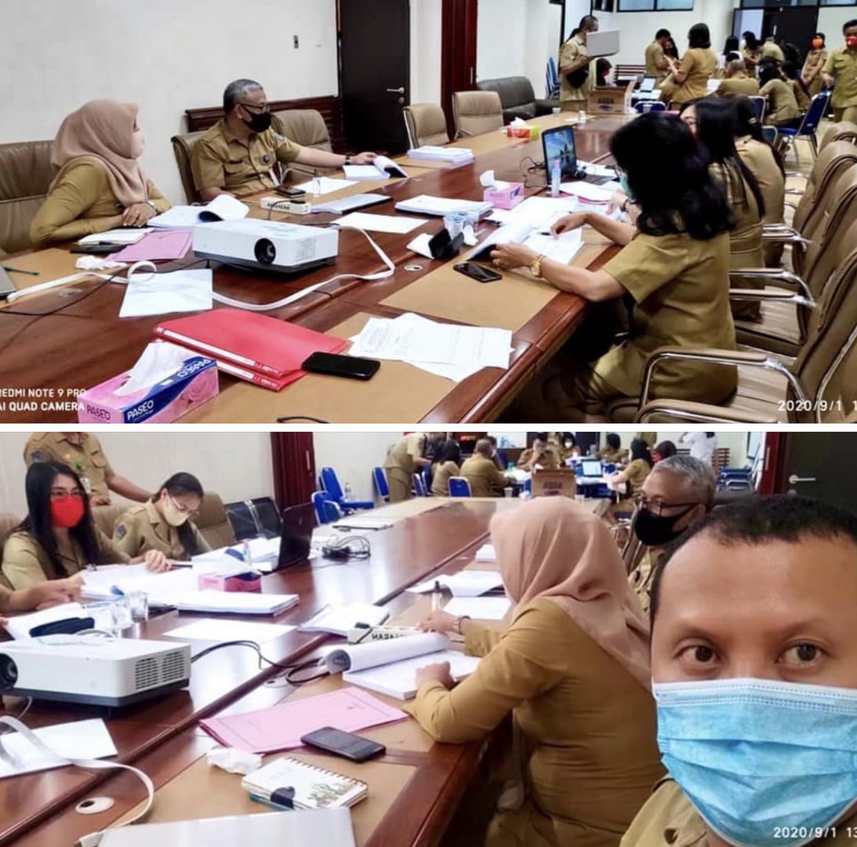 Pembahasan Perubahan RKA-SKPD Tahun Anggaran 2020 bersama tim Badan Keuangan dan Aset Daerah dan Bappeda Sulut

Tim DPMDD Sulut diwakili Sekretaris Dinas Mutu Mokoginta, Kasub Perencanaan Keuangan Ramlah Basri, dan Staf Perencanaan Oktavianus Lihu.
#SulutHebat #dpmddsulut