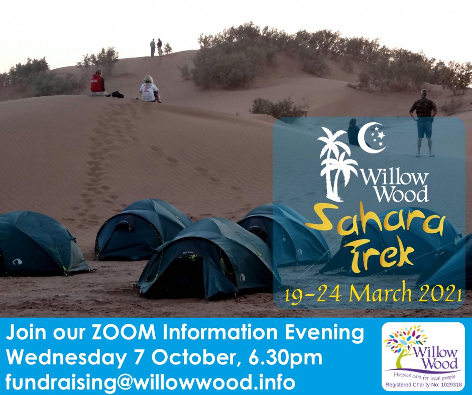 willowwoodh's tweet image. The romance of the desert - camels, oases, starry nights, sunrises and shifting sands.  Who wouldn't want to visit the Sahara on the adventure of a life time? Find out how with our Zoom Info call, 7 Oct - details : fundraising@willowwood.info.
#trekking #sahara #fundraising