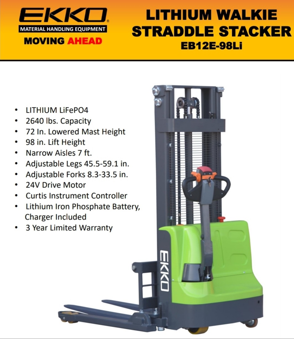 EKKO Material Handling Equipment 🇺🇸 on Twitter "EB12E98LI Lithium