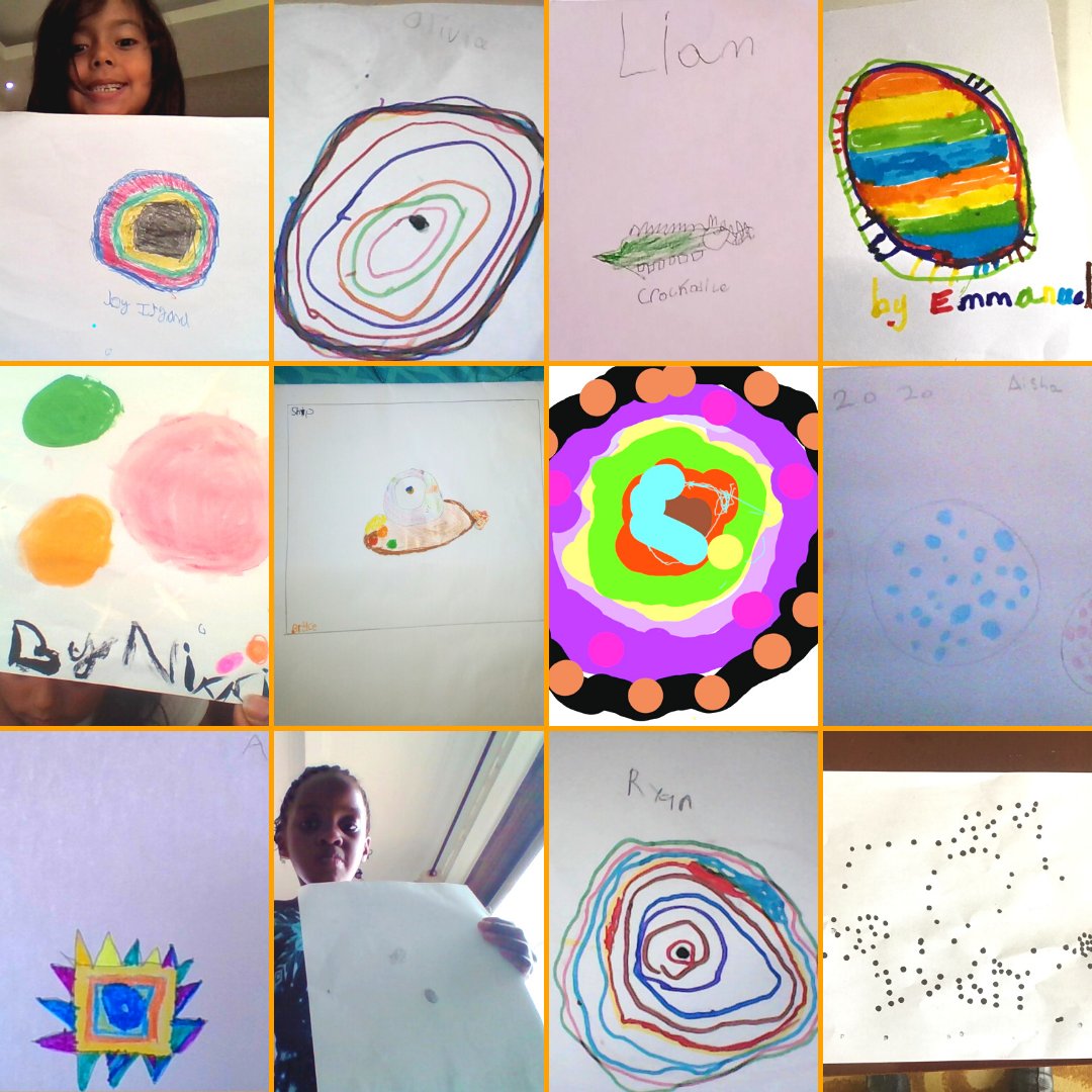 Today, our year two students listened to the story, "The Dot". When they finished, they were tasked to use paper and coloring supplies to design their own creative mark 🌑
Here's some of their amazing creations. At GEMSCIK, we are #AlwaysLearning