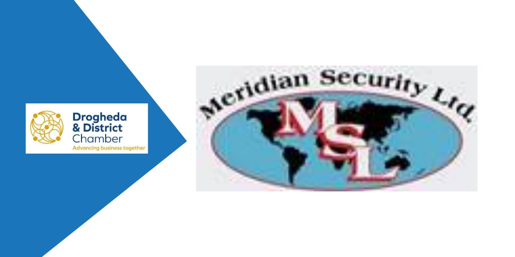 Drogheda Chamber Welcomes New Member
Meridian Security Ltd 
meridiansecurity.ie #LouthChat #ElevatingDrogheda #LoveDrogheda