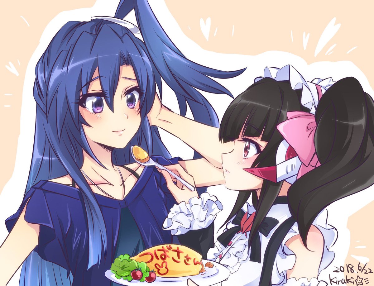 風鳴翼 「メイド!!!!!!!!!! 」|煌輝(ｷﾗｷ)🔧🧡のイラスト