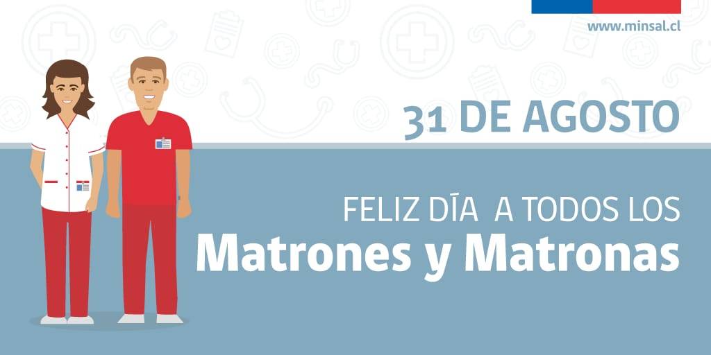 El día 31 de agosto saludamos afectuosamente a nuestras #matronas y nuestro #matron, agradeciendo su labor diaria y de compromiso permanente con sus usuarixs !!!