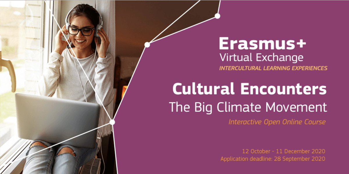 This autumn #ErasmusVirtual participants will address one of the biggest questions of our time: the impact of climate change on politics, the planet and on migration movements of people. 

📅 Apply by 28 September and join the conversation ➡️ europa.eu/!vc96rr