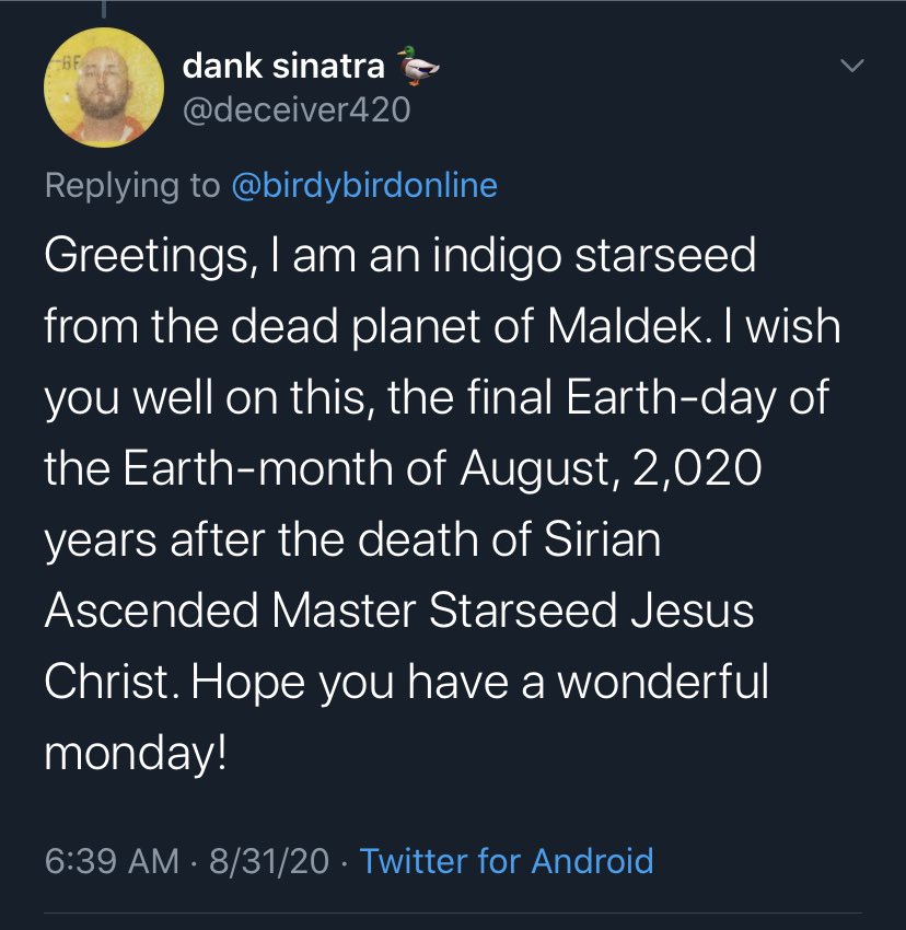 One of the reasons this weird New Age-Q sect has been able to attract so many Evangelicals (they’re actually leaving their churches) is because they claim Jesus was a “StarSeed,” & this is a Holy War (fought against fellow Americans). These folks believe THEY are “Starseeds” too.