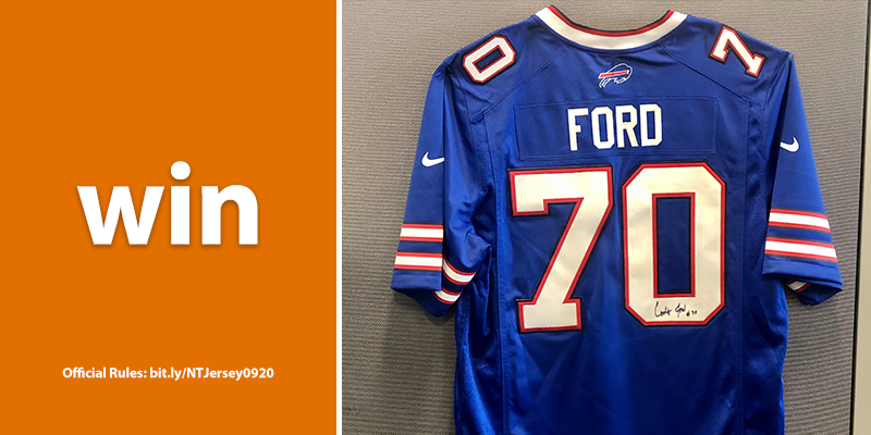 FOLLOW us <a href="/NorthtownAuto/">Northtown Automotive</a> &amp; RT for your chance to win an autographed #70 Buffalo Bills Jersey 😍🎉

* One winner selected Tuesday, 9/8/2020