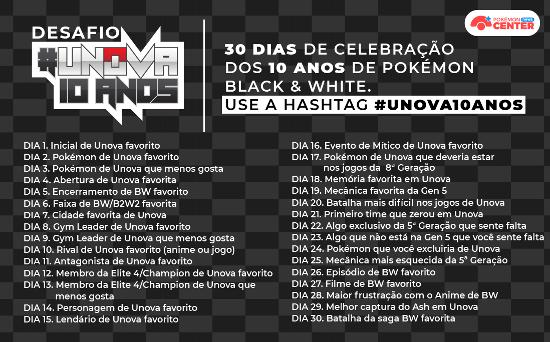 5ª Geração (Unova)