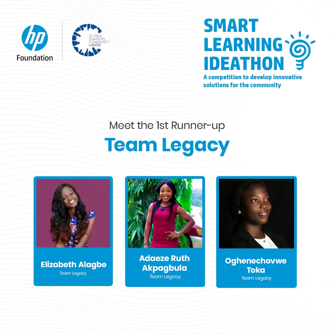 LagosShapers's tweet photo. MEET THE WINNERS!

We are happy to present the Winners and runner up teams from The Smart Learning Ideathon competition in collaboration with HP Foundation. 

#SmartLearningIdeathon #LagosHub #GSCLagosHub #innovation #ThinkSmart https://t.co/RI3BNIq8WC
