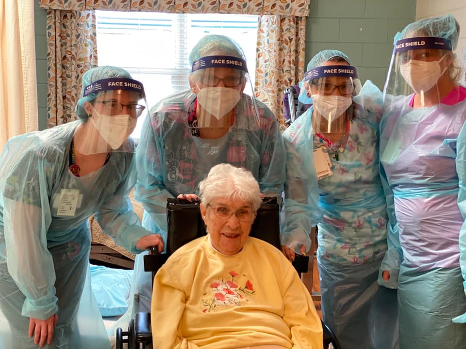 ls_carolinas's tweet image. At times our own light goes out and is rekindled by a spark from another person. These photos from Trinity Oaks health and rehab illustrate those words. We know they have quite a battle ahead of them still, but the smiles give us hope. ❤️ #LSC #LSCstrong