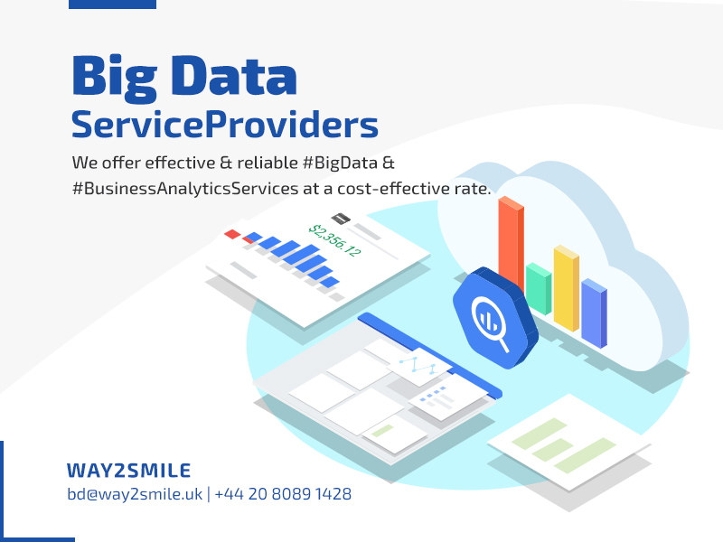 Way2Smile_UK's tweet image. Leverage our capabilities and our vast knowledge of the latest tools and applications. #Way2Smile, one of the top #BigDataServiceProviders in the UK promises to offer effective & reliable #BusinessAnalyticsServices at a cost-effective rate.
Consult now - bit.ly/30vnOlW.