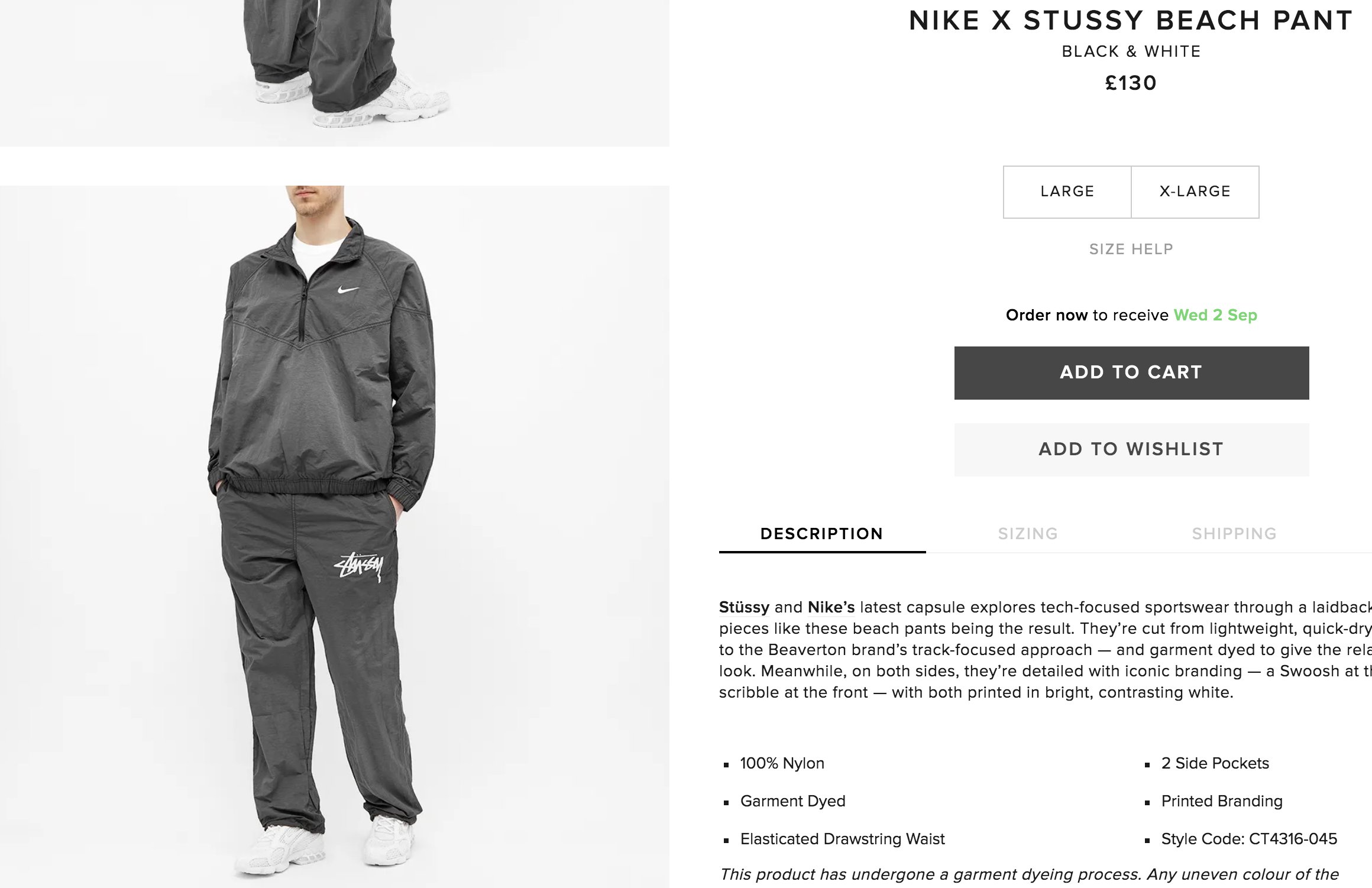 توییتر \ Outfit Myth در توییتر: «ad: Nike x Stussy Beach Pant