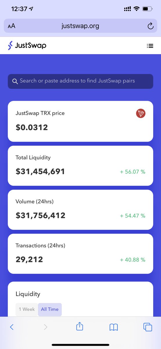 30 million USD volume today. Lots of top exchanges start to list #TRON ecosystem token for free. I become the conservative one😂 <a href="/DeFi_JUST/">JUST DAO</a> #JST $JST #JUST #TRX $TRX