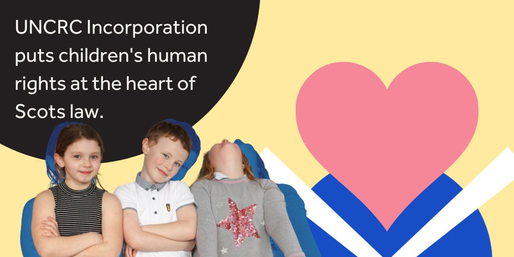 What is UNCRC Incorporation?“Incorporating” just means “making a part of”― putting an international law into Scots law. Incorporating the  #UNCRC means children’s rights will be at the heart of decisions made right here in Scotland.  #UNCRCScotland