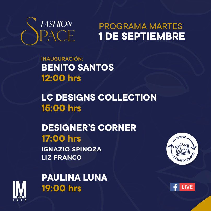 Intermoda's tweet photo. Programa de actividades del primer día de #IMTalks y #FashionSpace en #Intermoda73
¡Bienvenidos a Intermoda! https://t.co/TPj2hx26jD
