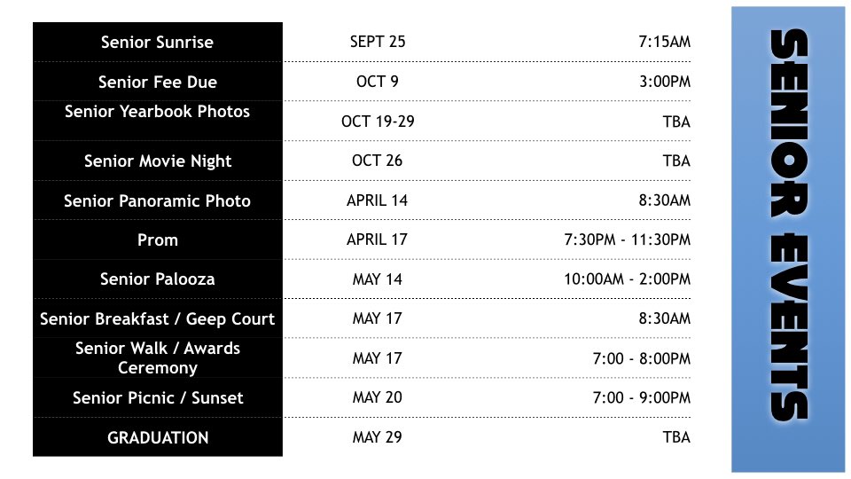 GPHS Senior Class 2021 tweet media
