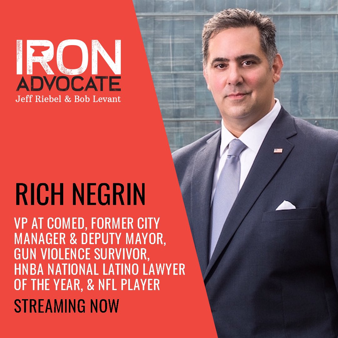 Thanks <a href="/RichNegrin/">Rich Negrín</a> 
A must listen for all who seek insight on #leadership #leadershipskills #resilience #growthmindset #lawyering #lawyerlife 
Apple Podcasts
podcasts.apple.com/us/podcast/iro…
Spotify 
open.spotify.com/episode/5IULEp…
