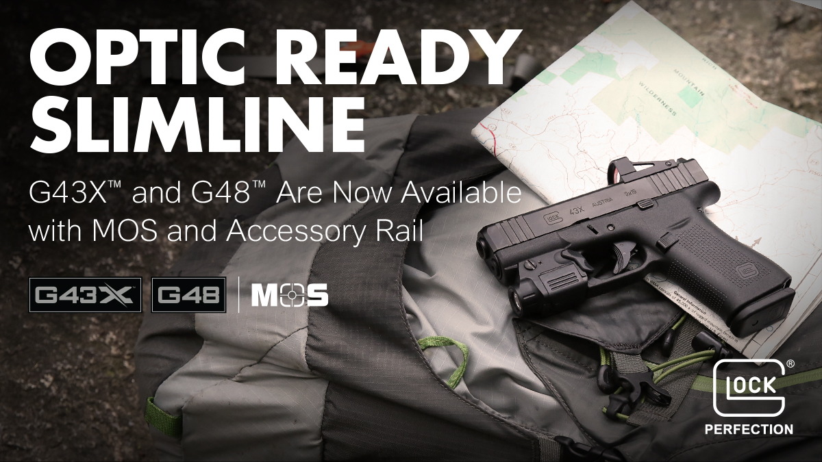 GLOCKInc's tweet photo. Ready for a better view? Optic-ready Slimlines are now available: https://t.co/8utupcMbej.
#SlimlineMOS #G43XMOS #G48MOS #Slimline #BetterView #GLOCK #GLOCKperfection #GLOCKslimline #OpticReady #ModularOpticSystem #MOS #GLOCK43XMOS #GLOCK48MOS https://t.co/Trx5oacmha