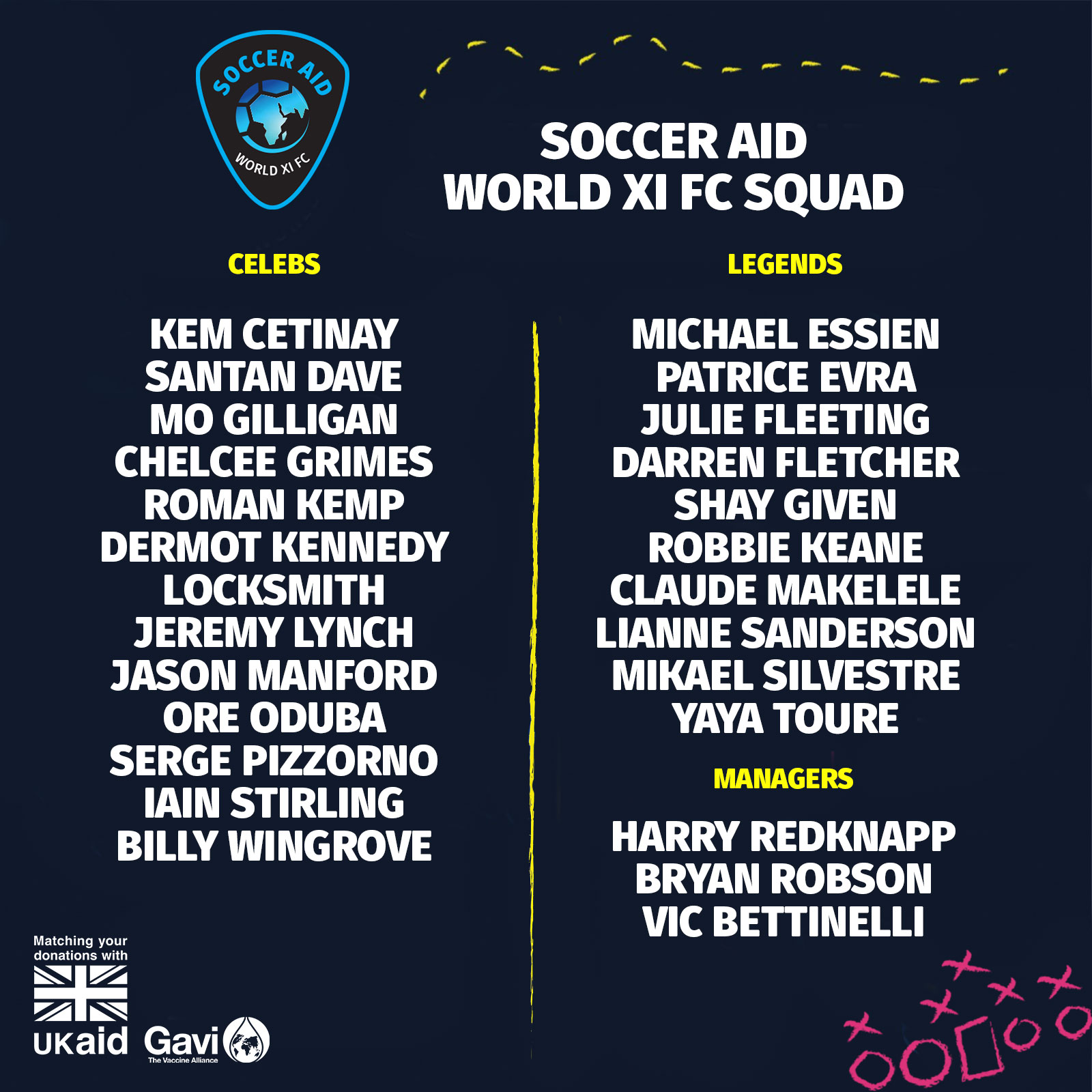 Soccer aid 2020 teams deals