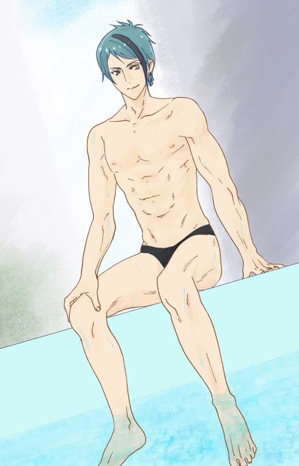 平泳ぎのtwitterイラスト検索結果