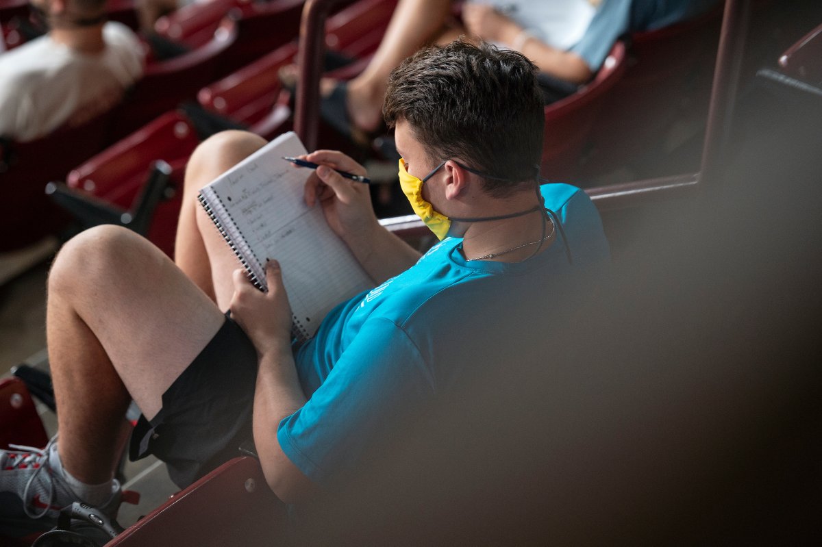 msstate's tweet image. Not your average lecture, but class in the Hump is pretty cool. #MaskUpMS #MaskUpMSU