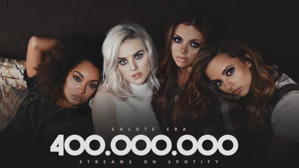 Little Mix Stats on Twitter: ".@LittleMix's 'Salute' era surpassed 400 million Spotify, becoming their 4th era that reaches this mark! https://t.co/YQhHWNH67r" / Twitter