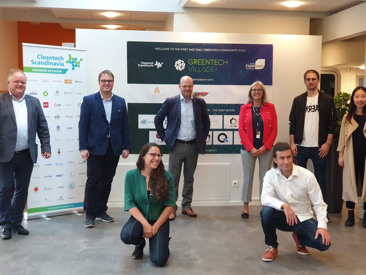 AndersAlmgren's tweet photo. Today my colleague @FLjunghill and I had the great honor to represent the city at the opening of #greentechvillage - the first greentech community within the EU. A fantastic initiative for ideas &amp; business initiatives for a better global future! https://t.co/1TIyRwjJ4E