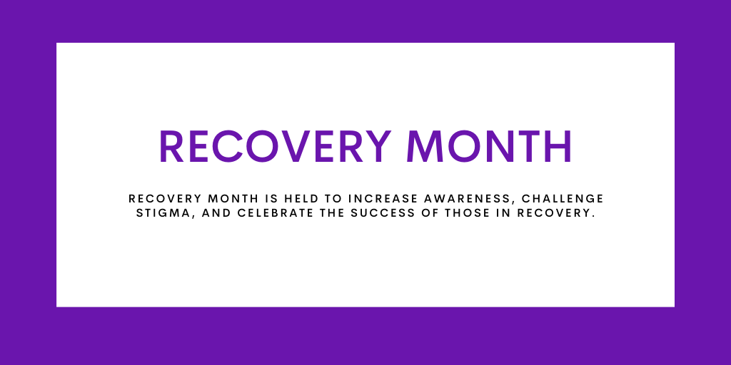 cranstounsand's tweet photo. September is #RecoveryMonth The theme for 2020 is Join the Voices for Recovery: Celebrating Connections. This month we'll be celebrating recovery, and raising awareness around the help and support available. #stopthestigma #ukrecoverymonth https://t.co/cxKZIe2XSu