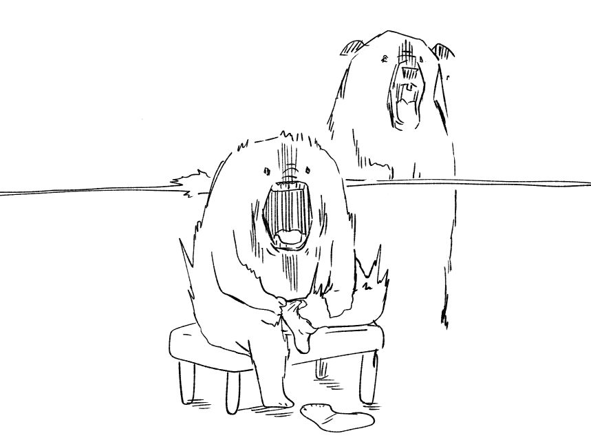 あったかい絵を上げてしまったので過去絵で中和するね。これは靴づれをした日に靴下を脱ごうとしたらかかとが融合しててひどく叫んでしまった絵日記。 
