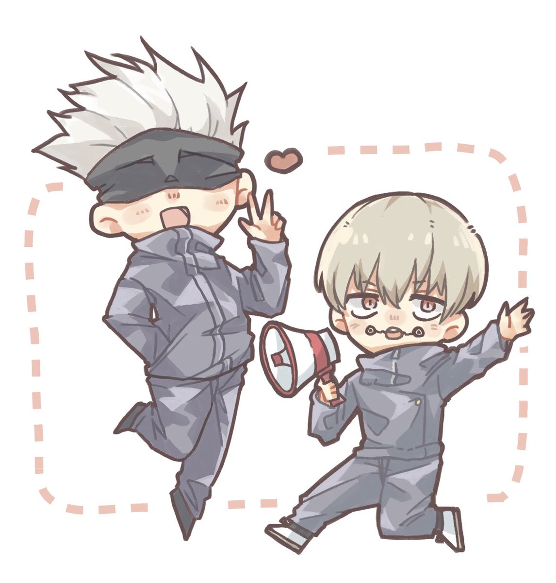 五十嵐 低浮上気味 五条先生も描いたら可愛かったので五棘にしました