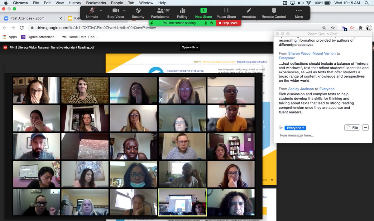 Spent 3 days last week working with teachers and leaders to launch the year focusing on abundant reading! We are inspired, well-versed on our digital options, and ready to read! <a href="/CPSLiteracy/">CPS Literacy</a> #CPSreads