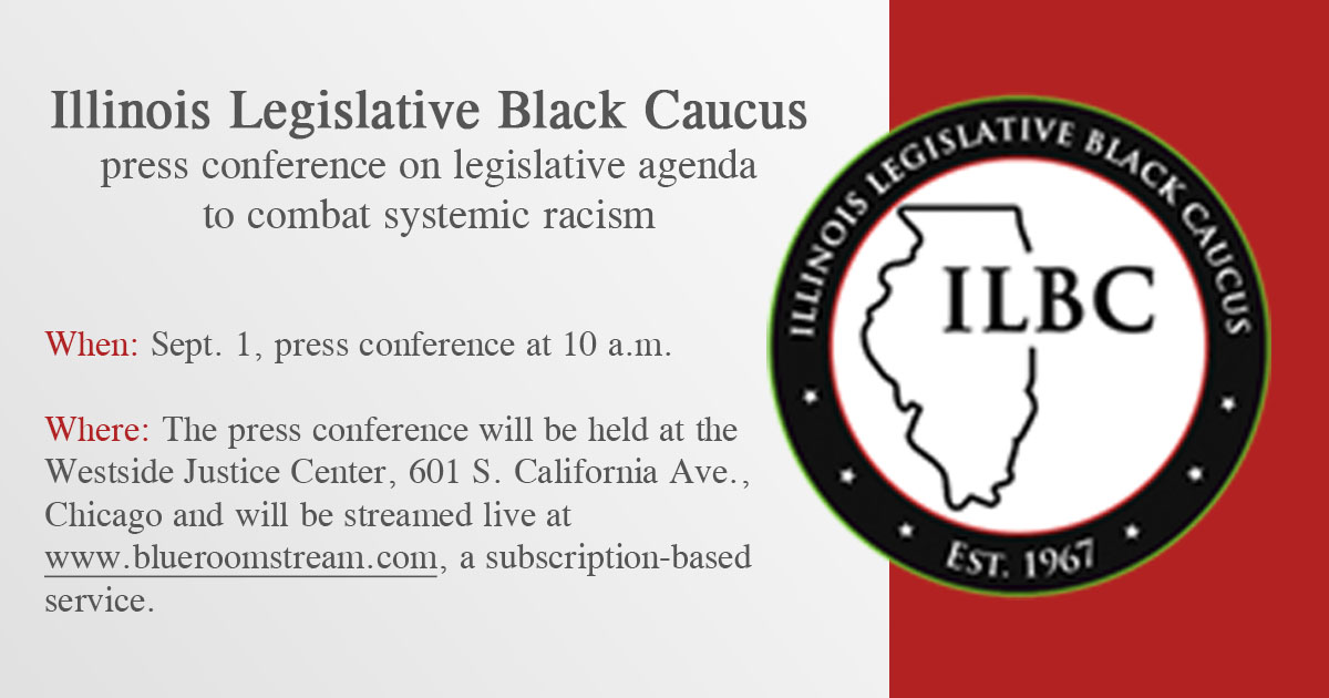 Il Senate Democrats Tune In To Blueroomstream At 10 00am To Hear Members Of The Illinois Legislative Black Caucus Unveil Their Legislative Agenda To Combat Systemic Racism T Co D3wugecpg3 T Co J8i04frzeg