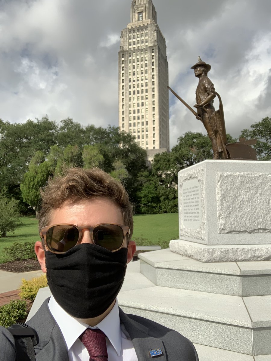 160 people have been killed by police in Louisiana since 2013. We're at #lalege this morning to talk about it. <a href="/ACLUofLouisiana/">ACLU of Louisiana</a> <a href="/jordan4justice/">Edmond Jordan</a> <a href="/EdwardTedJames/">Ted James</a>