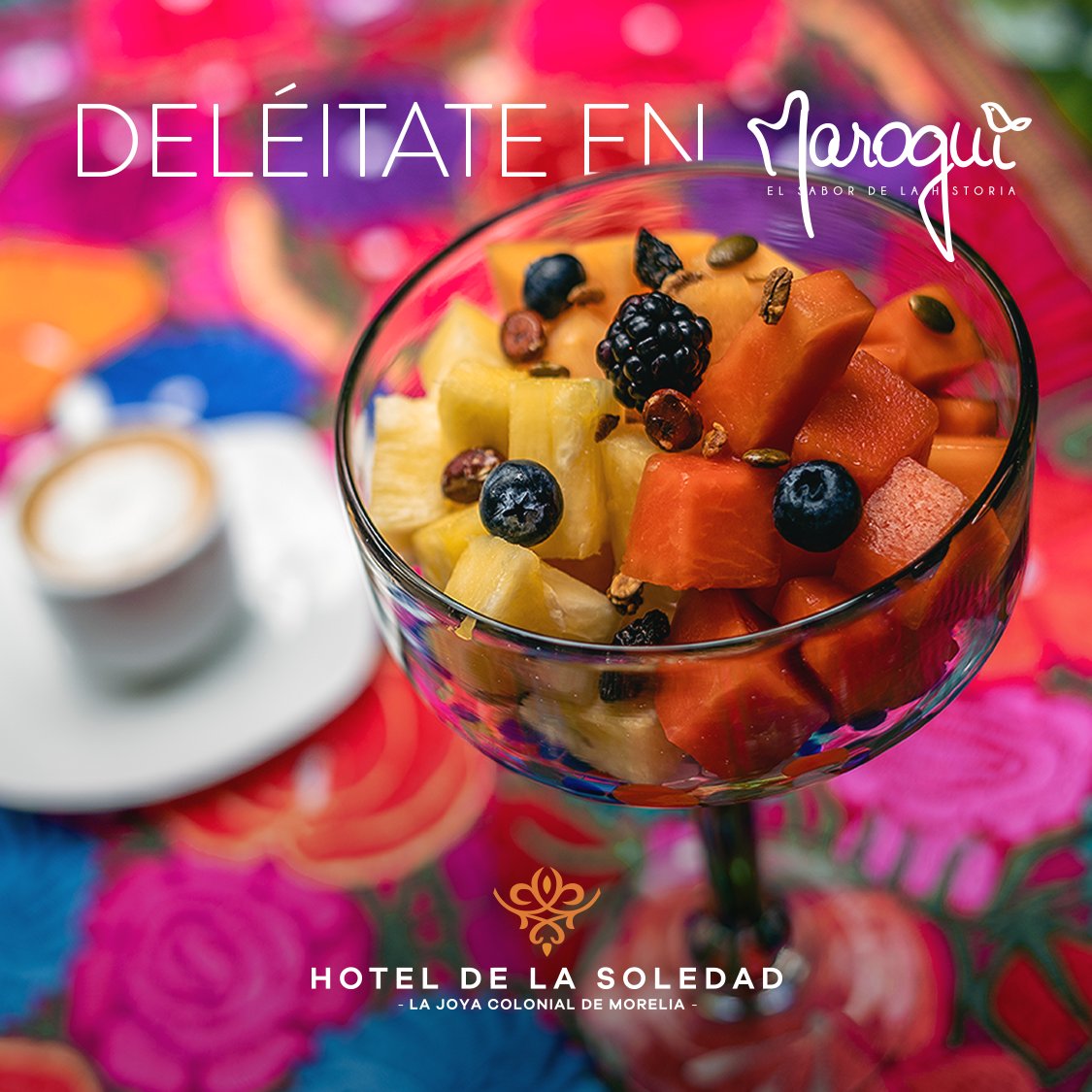 Cumple tu antojo en Marogui. 

Ven y disfruta un delicioso desayuno en la tranquilidad de nuestro jardín.