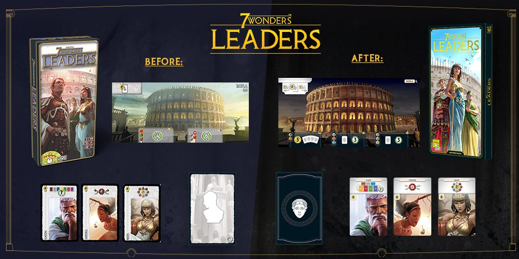 REPOS PRODUCTION SRL 7 Wonders: Leaders Expansion REPOS PRODUCTION SRL 7 Wonders: Leaders Expansion