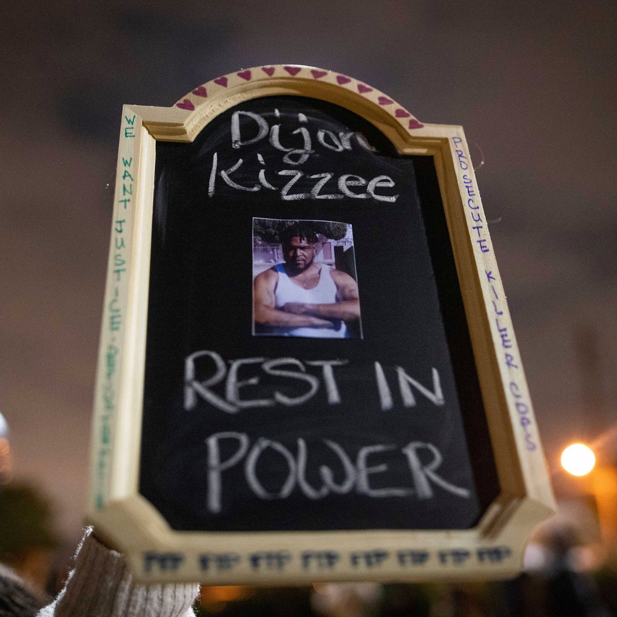 #DijonKizzee, a 29yo Black man, was fatally shot by <a href="/LASDHQ/">LA County Sheriffs</a> deputies. Cops stopped him while riding his bike for alleged “vehicle code violation.” They say he ran, dropped clothes and handgun. He didn't pick it up, but cops shot him in the back 20+ times then left him for hours.