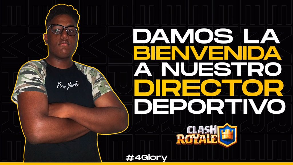 EmpireClubeu's tweet photo. #NEWS 🗣📢 | Queremos presentaros a nuestro Director Deportivo de @ClashRoyaleES 🔥

¡ BIENVENIDO @RonixCR5000 ! 🦅

#4Glory 💛🖤 https://t.co/Vnmj8e5qb5