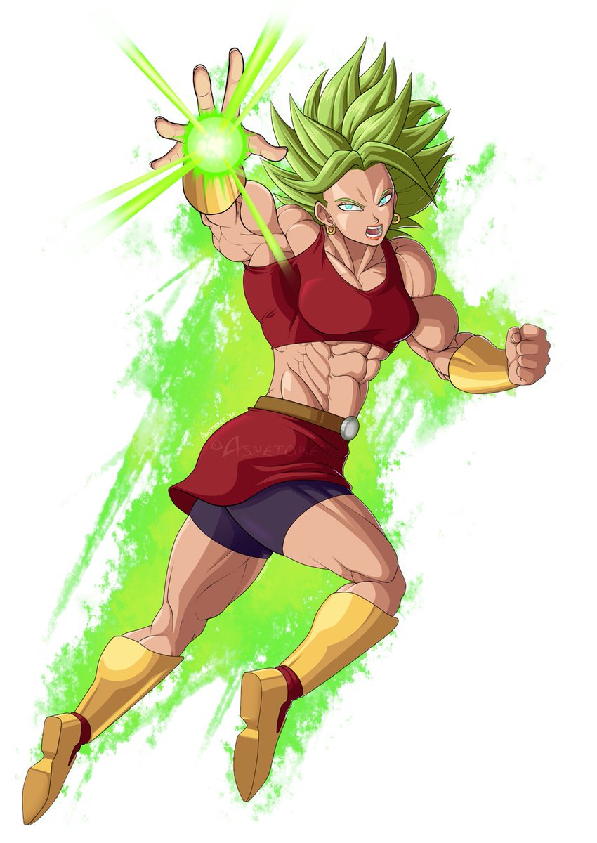 Let's just take time to admire how buff Kale is even in her controlled...