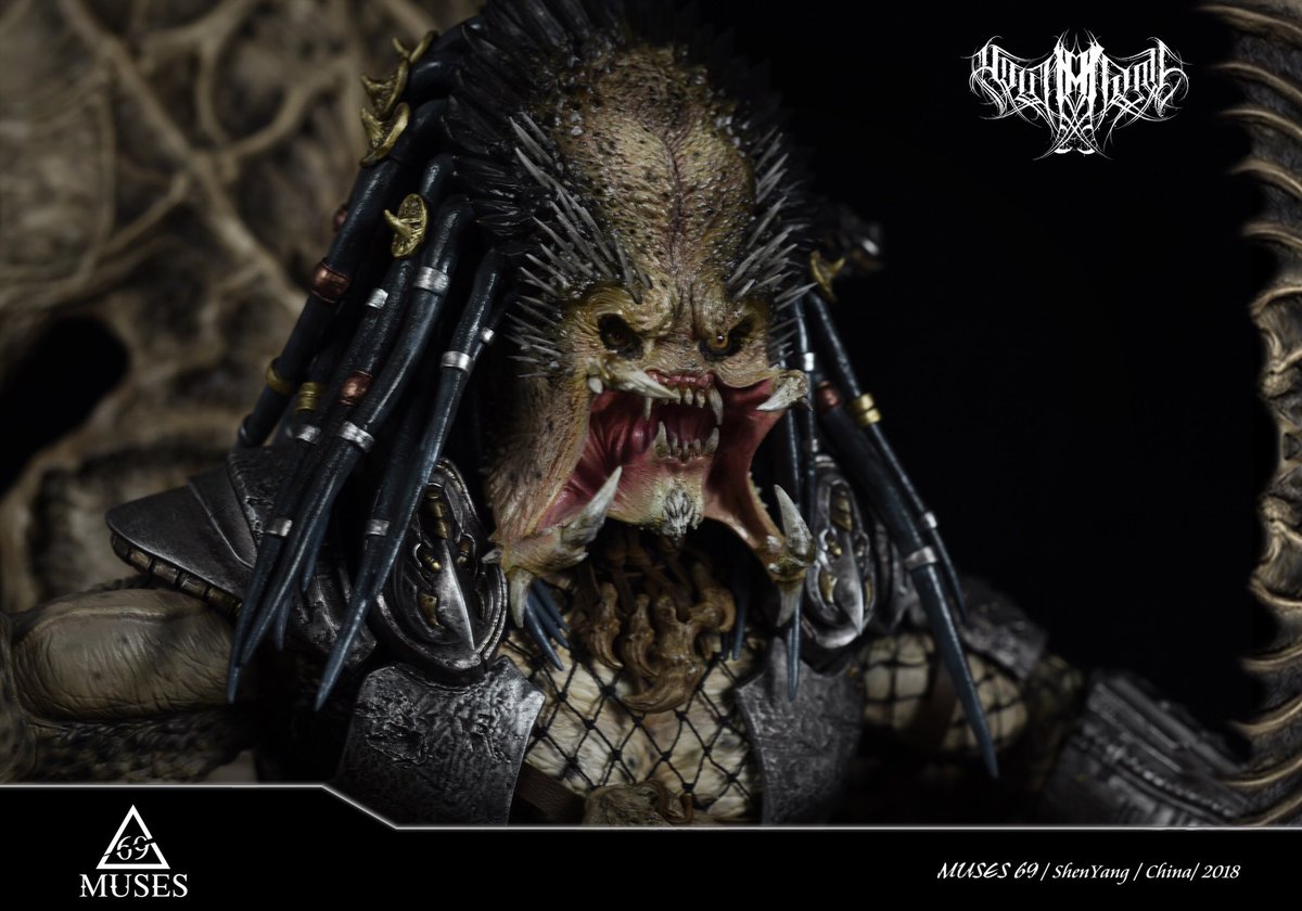 MUSES691's tweet photo. #YautjaThrone 
• MUSES69 
• WeChat：MUSES69STUDIO
• Weibo：MUSES69
• Ins : muses69studio
#muses69##alien #aliens #hrgiger#giger #hrgigermuseum#xeno#xenomorph#Yautja#Statue#dark#art#metal#toys#blackart#Predator#collectors#collectibles#customization#statue#horror#dark#blackwork https://t.co/4DW3QV6P6B