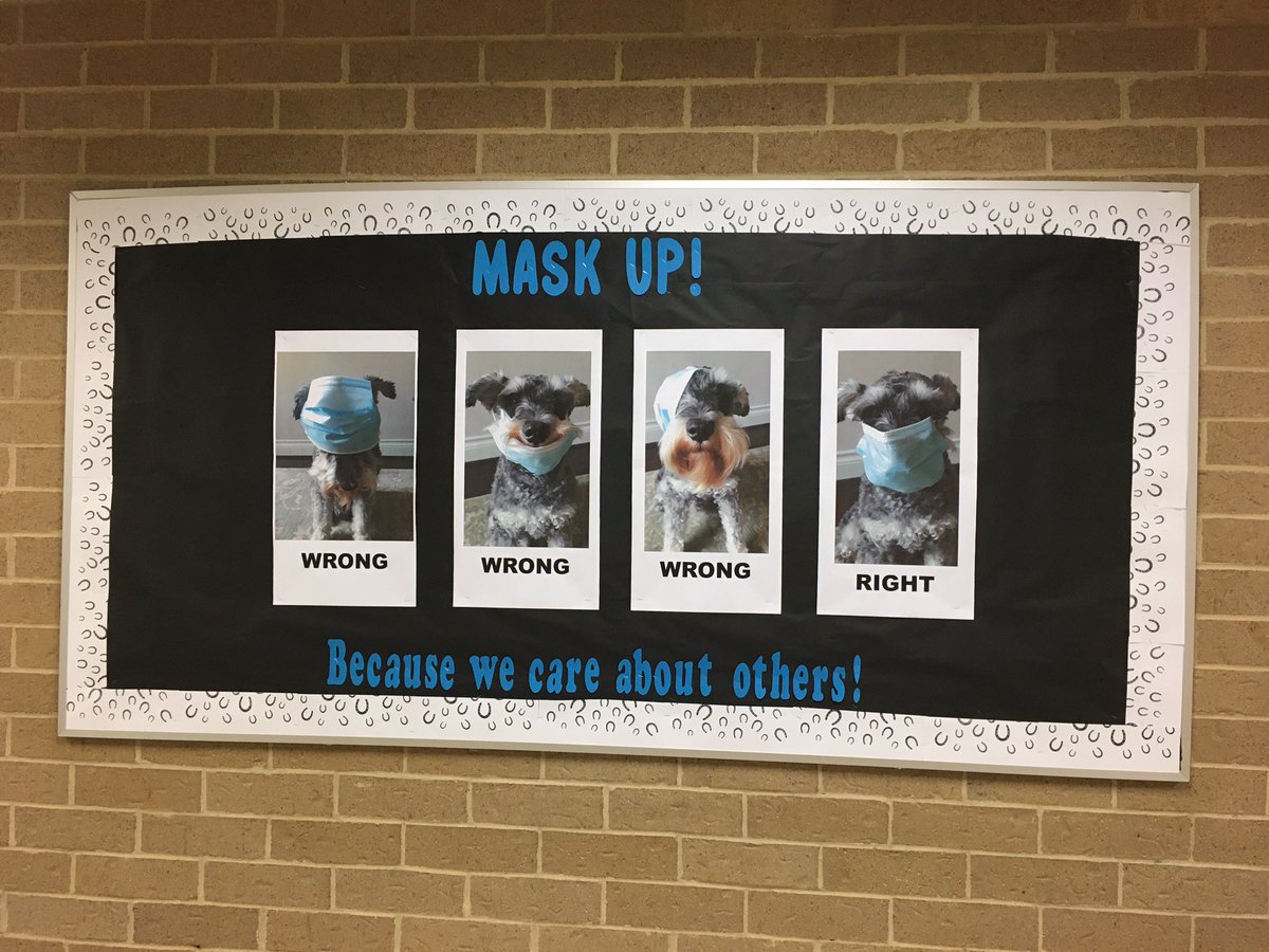 This is too cute!!!! Big hit with the kids. Thanks, Ms. Crump, for this! <a href="/HumbleISD/">Humble ISD</a> <a href="/HumbleISD_CMS/">Creekwood Middle</a> #humbleisdfamily #maskup #bethelight #humblecampusIT