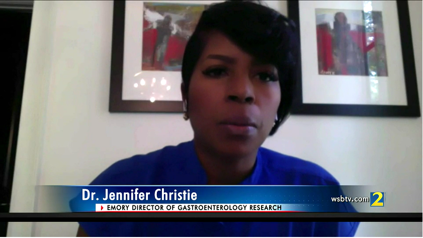 WinshipAtEmory's tweet photo. In this @wsbtv news story, @EmoryHealthcare gastroenterologist Dr. Jennifer Christie talks about how cancer researchers are looking at new ways to understanding why #coloncancer is affecting younger people. #coloncancercheck ➡️ https://t.co/DeNjMw15AK https://t.co/2mooSrP3fW