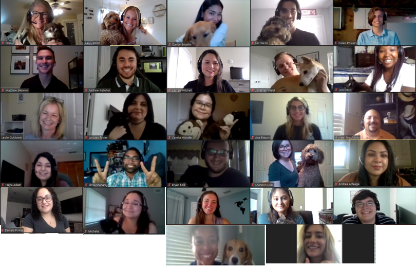 PCTYCareers's tweet photo. Please join us in welcoming our latest group of new hires to the @Paylocity family! We have over 57 new hires starting. ❤️ 🧡 💻 🎧  #NEO #WelcomeToTheFamily #InsidePaylocity #PCTYNewbies #ForwardTogether https://t.co/14Wu231BEx