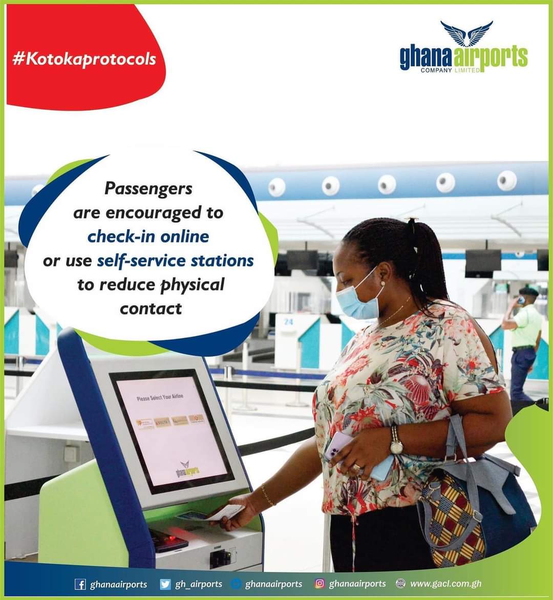 JonatTours's tweet photo. Ghana Airports Company Limited 
#KotokaProtocols #GhanaAirport 
#Covid19 #WelcomeToGhana https://t.co/8hud83DTbS