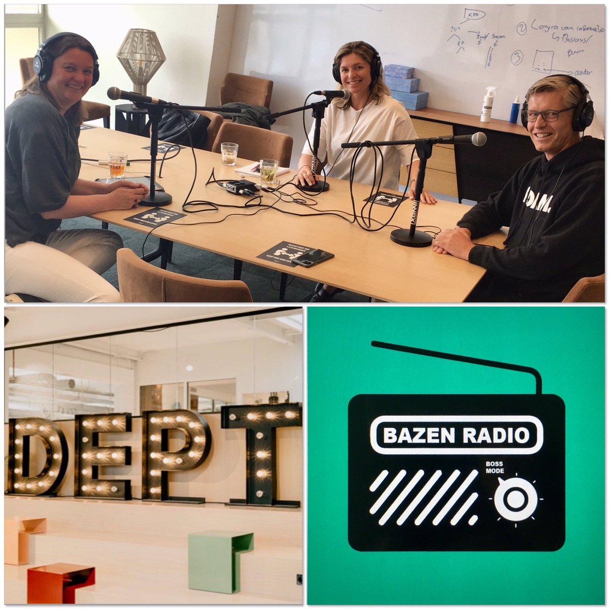 Iedere podcast een baas met een goed verhaal. Dit keer <a href="/bartmanuel/">Bart Manuel</a> van <a href="/DeptAgency/">DEPT®</a> in gesprek met Marjolijn Feringa en Bregje Spijkerman #podcast #podcasts #ondernemen #ondernemer #leiderschap <a href="/BregSpijkerman/">Bregje Spijkerman</a> @FeringaM