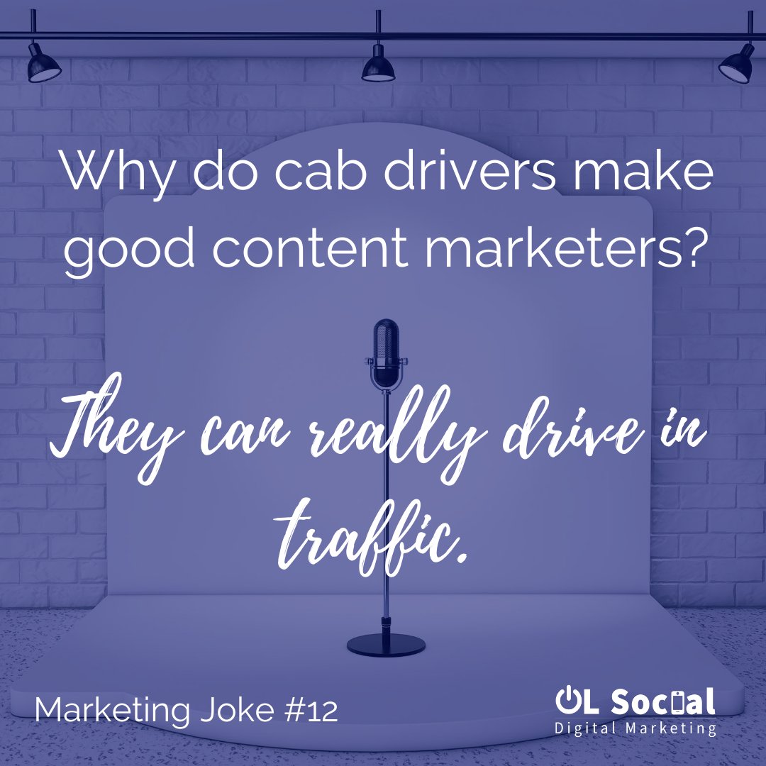 Driving in traffic is marketing GOALS 🚙 💨 
bit.ly/32zXtTm

#olsocial #marketinghumor #marketingjokes #marketingjoke #jokes #joke #humor #instagram #digitalmarketing #marketing #socialmedia #socialmediahumor