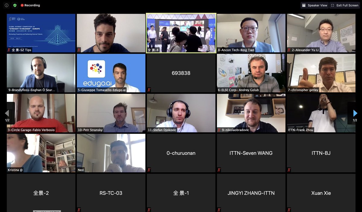 World Internet Conference, orgoglioso che quest’anno l’Italia è stata rappresentata da 4 aziende che fanno dell’innovazione MadeinItaly la loro bandiera! Ancora congratulazioni Circle Garage, SoftMining, Edugo.AI ed Else Corp! Ci vediamo ad Ottobre 🇮🇹 #innovazione